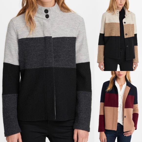 New Karl Lagerfeld Paris wool coatigan/sweater jacket - Picture 12 of 13